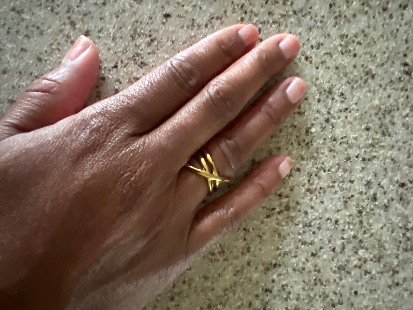 Customer photo review of Brooke Infinity Loop Ring