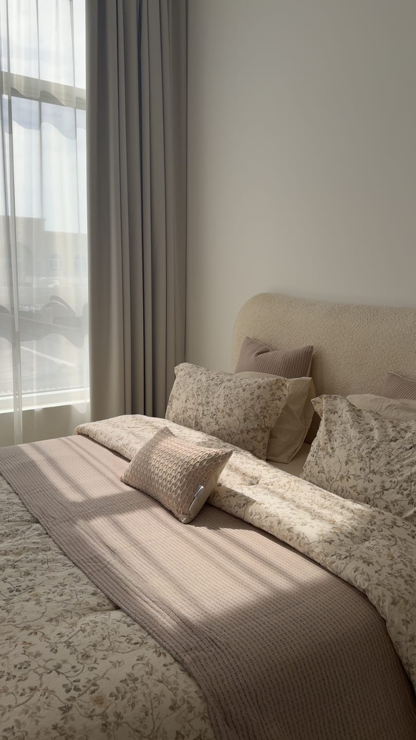 Customer photo review of Lino 100% Linen Cotton Printed Comforter Set