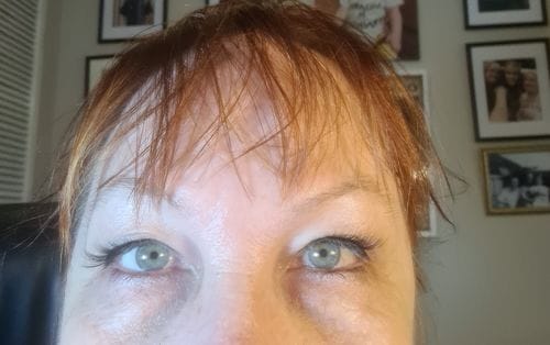 Customer photo review of Small Eyes Magnetic Lash Kit