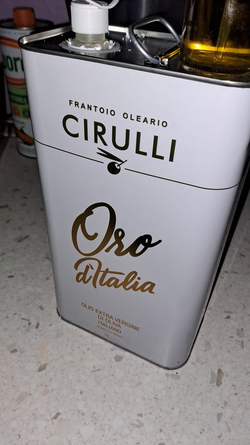 Customer photo review of 1 lattina di olio extravergine di oliva • 3 Litri