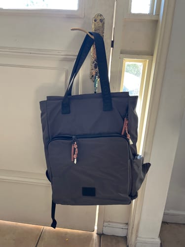 Customer photo review of Mochila Notebook Nylon Back To School