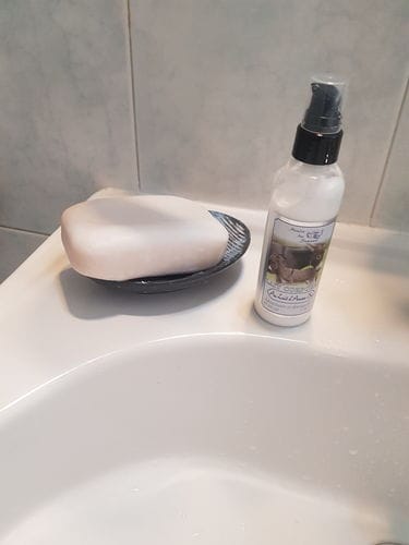 Customer photo review of Lait Corporel au Lait d'Anesse Bio