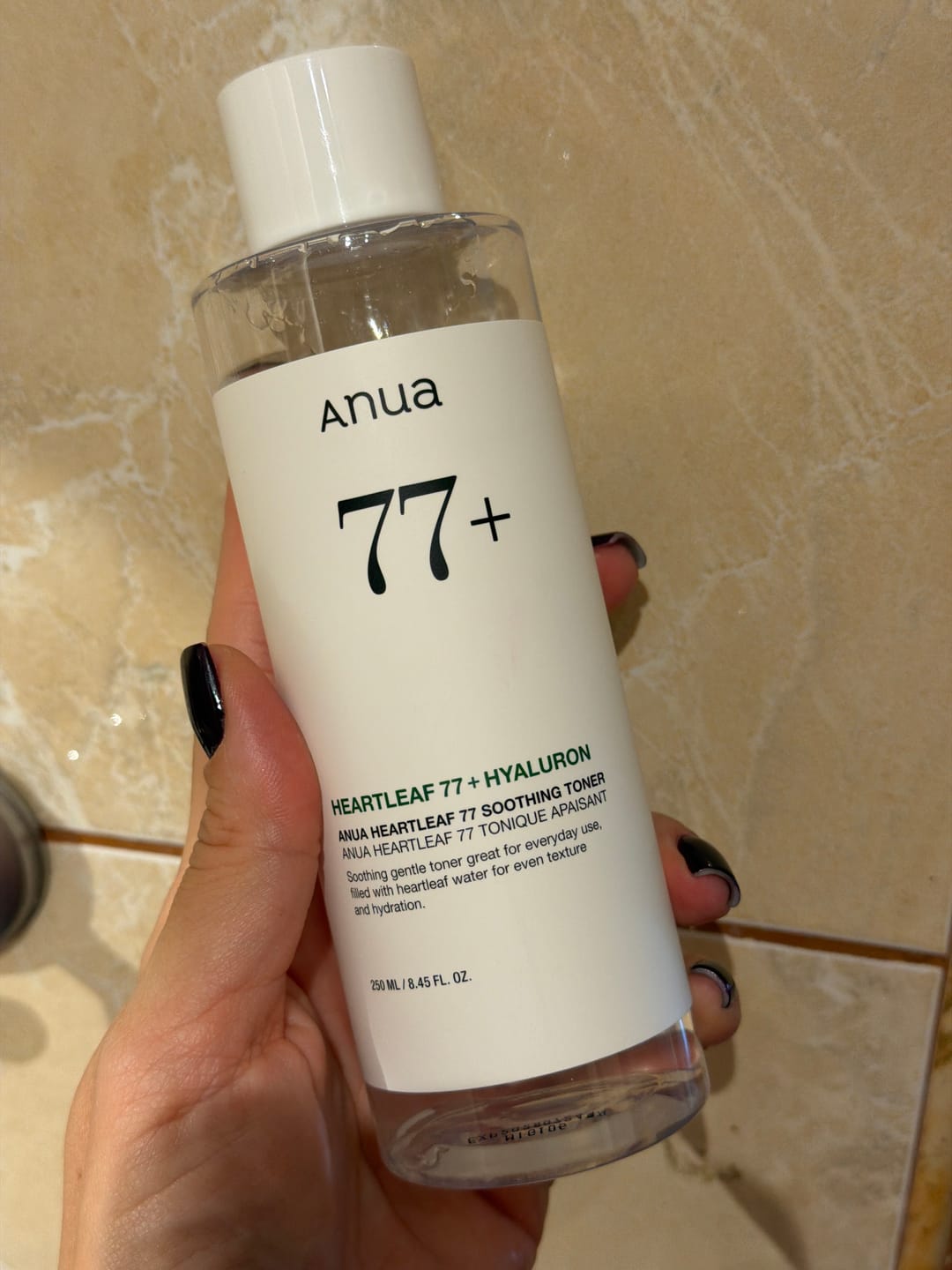 Customer photo review of Nomierinošs toniks Anua Heartleaf 77 Soothing Toner