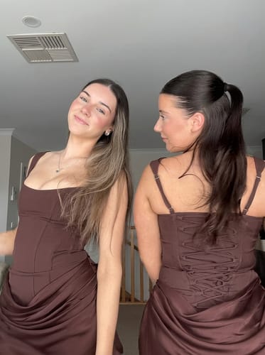 Customer photo review of Zara Hourglass Mini Dress