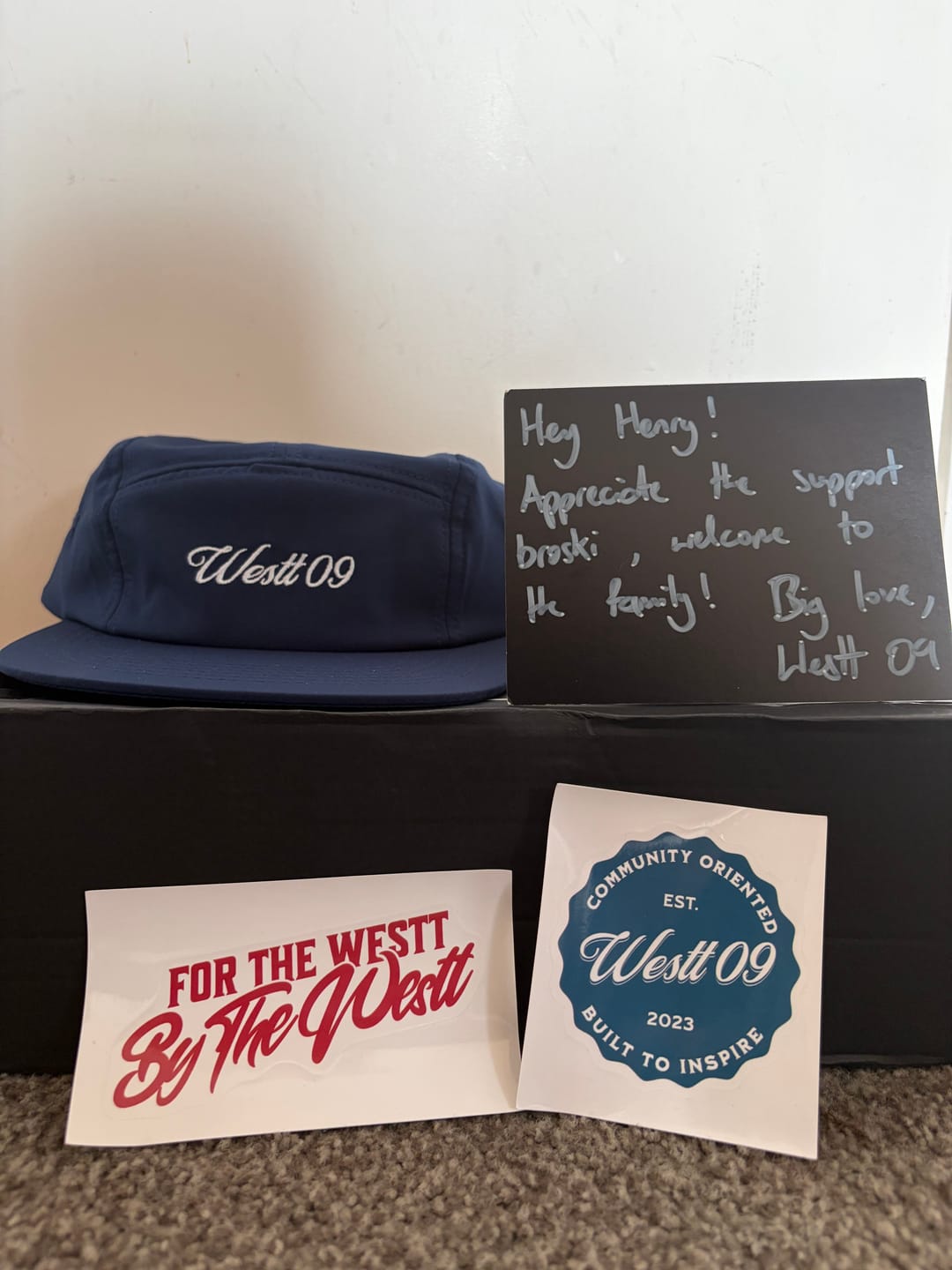 Customer photo review of 5 Panel Nylon - Navy Blue