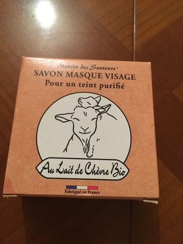 Customer photo review of Savon masque au lait de chèvre bio 100g