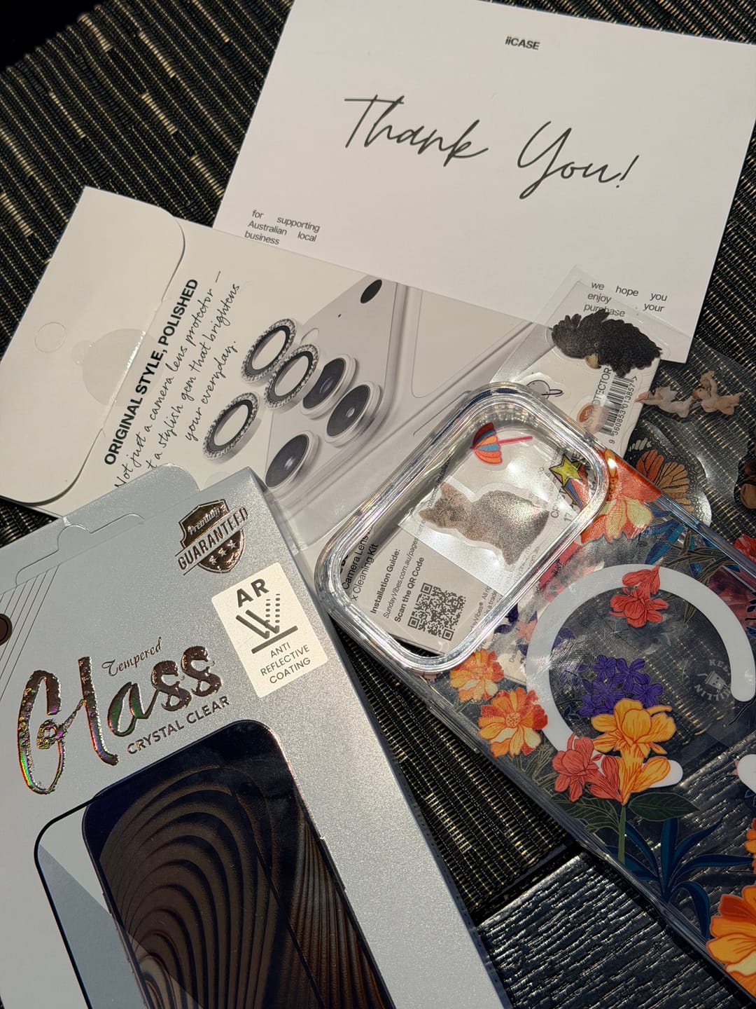 Customer photo review of Blind Box Combo: Case + Protector + Mystery Gift