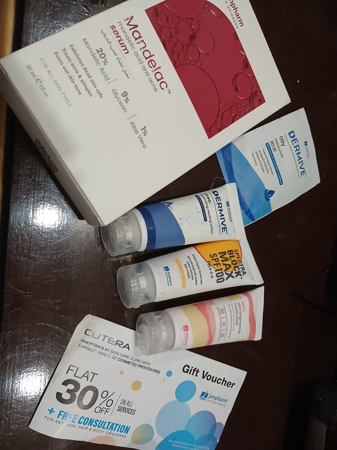 Customer photo review of MandelAC Serum