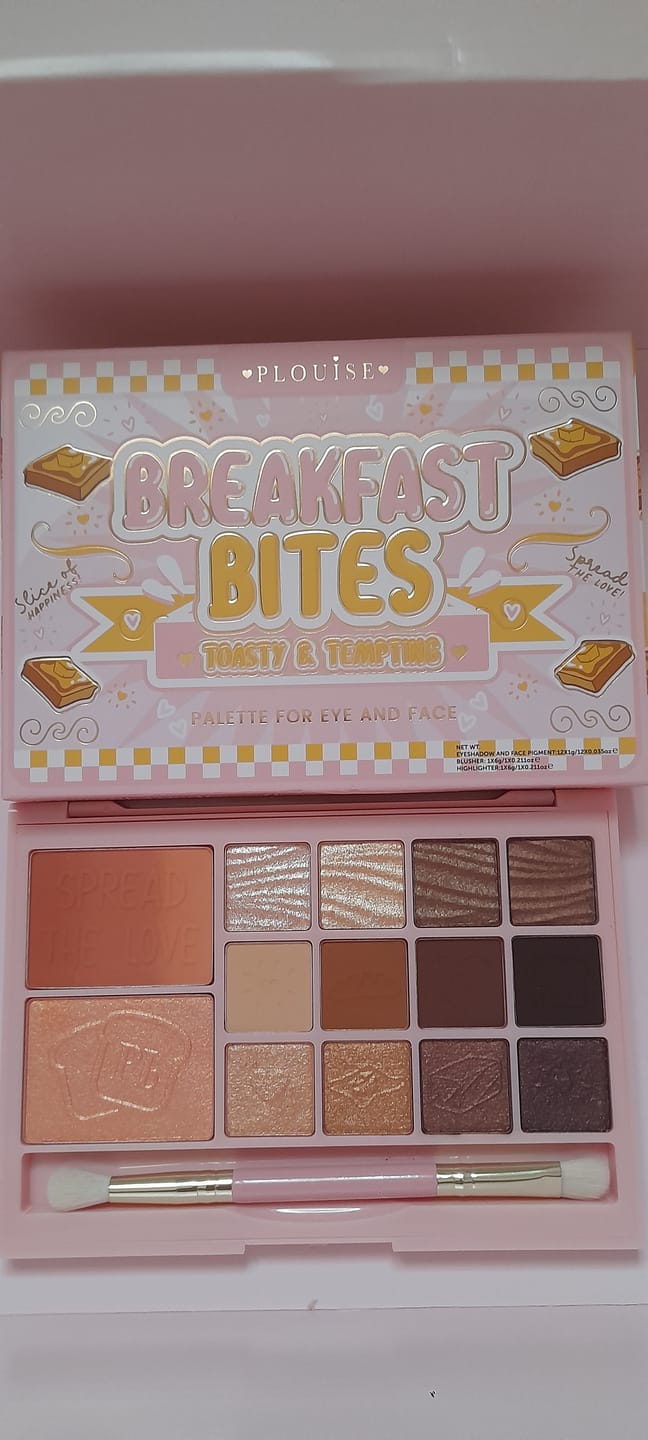 Customer photo review of P. Louise Breakfast Bites Makeup Palette
