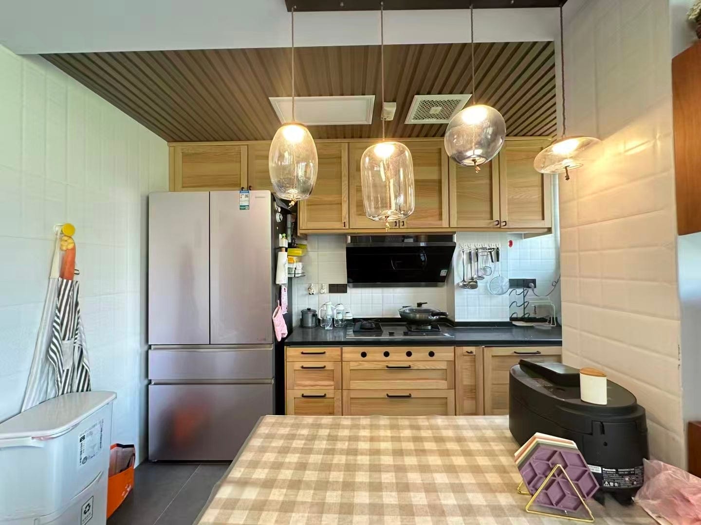 Customer photo review of Clara Glass LED Pendant Light