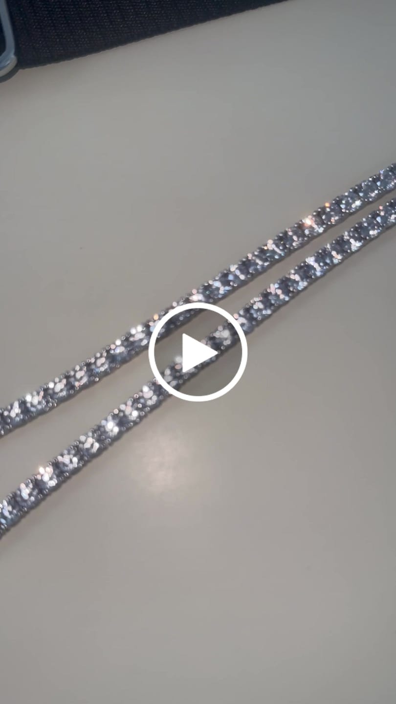 Customer video review of 5mm Tennis Chain - White Gold