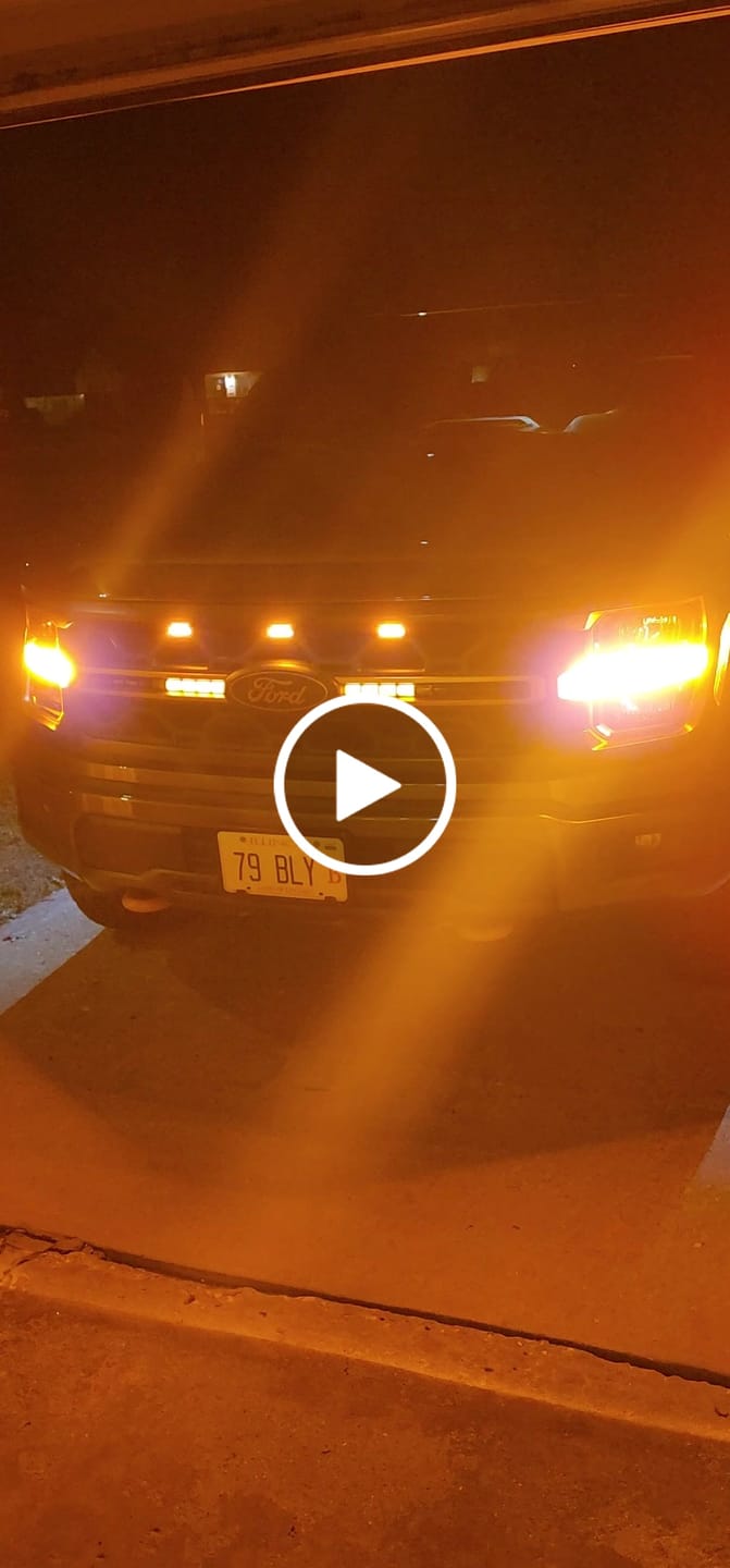 Customer video review of Smoked LED Amber Lights W/ Sequential Turn Signal For 2024+ Ford F150 Tremor