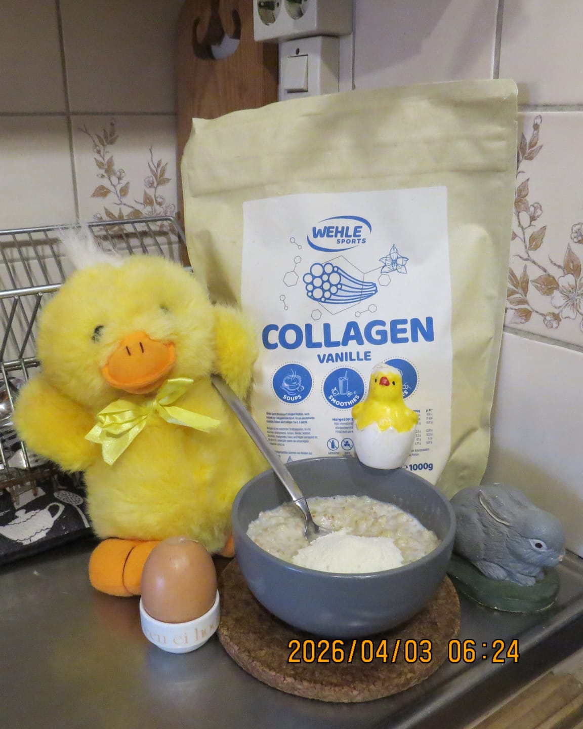 Customer photo review of Collagen Pulver Vanille, 300 g, CollaPure Kollagen Peptide