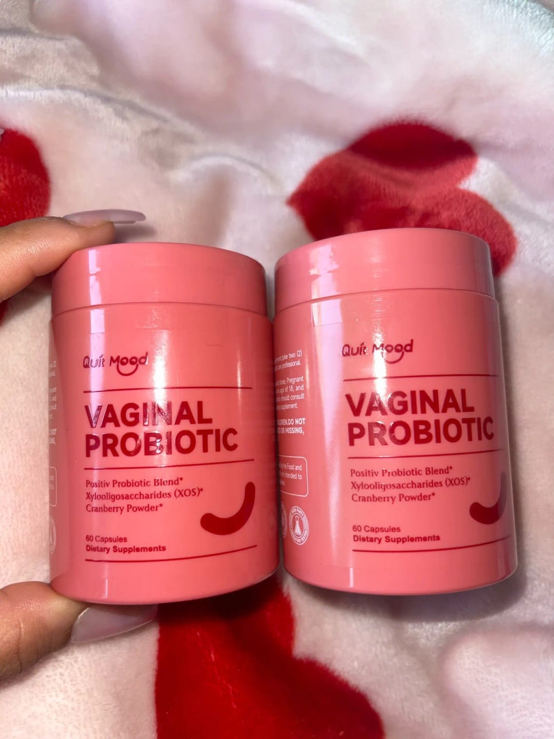 Customer photo review of Natural Probiotic Vaginal Capsules