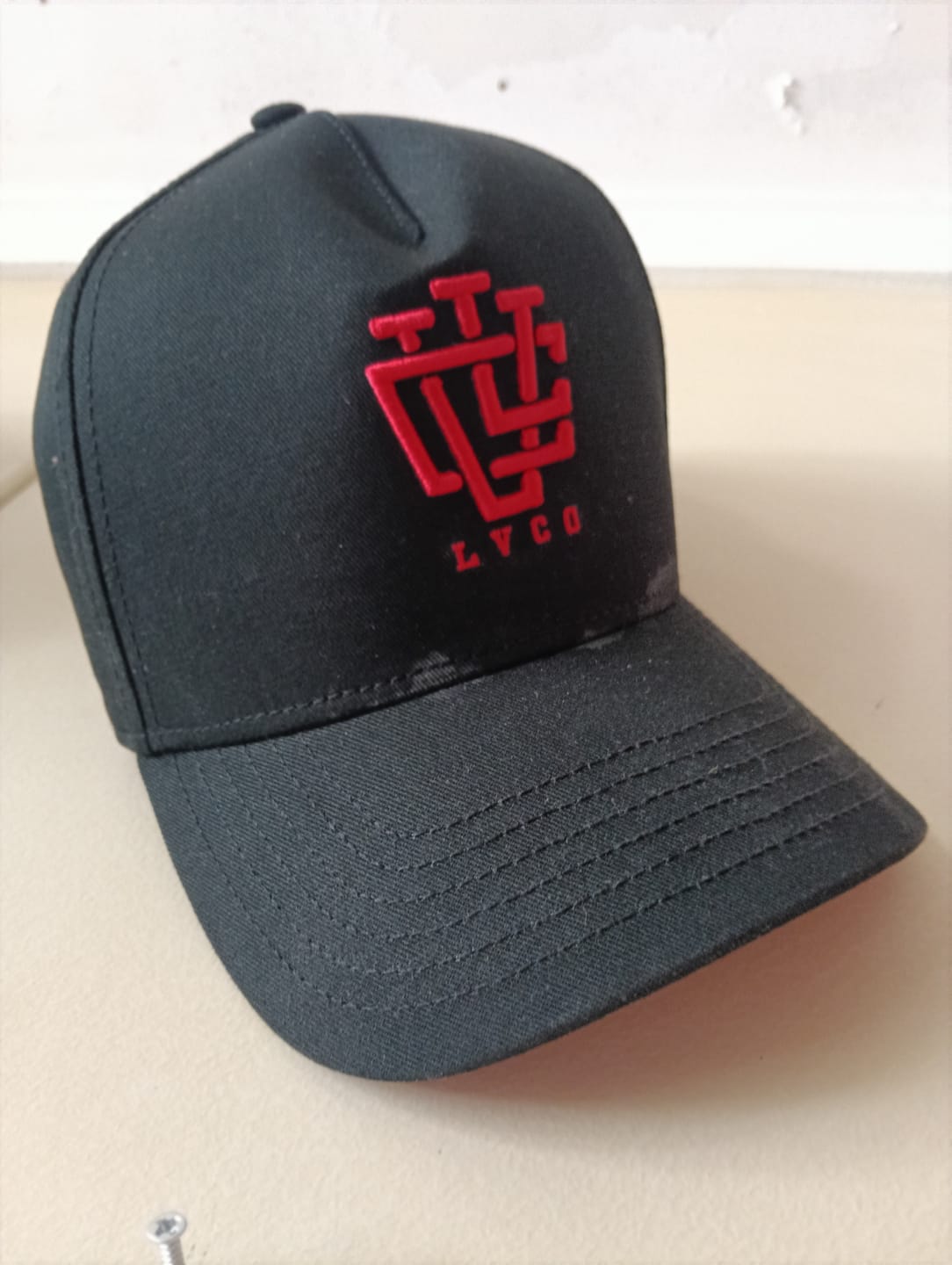Customer photo review of LVCO Black Flame A-Frame Snapback