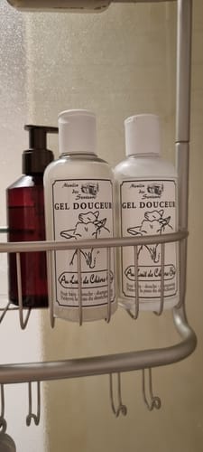 Customer photo review of Gel douche au lait de chèvre bio