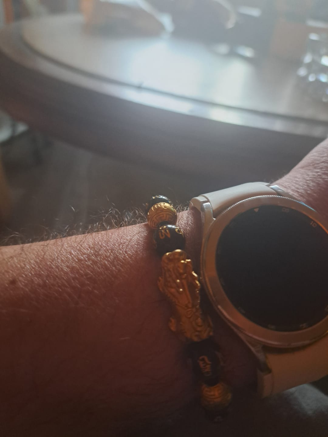 Customer photo review of Feng Shui PiXiu Obsidian-Armband zum Anziehen von Reichtum