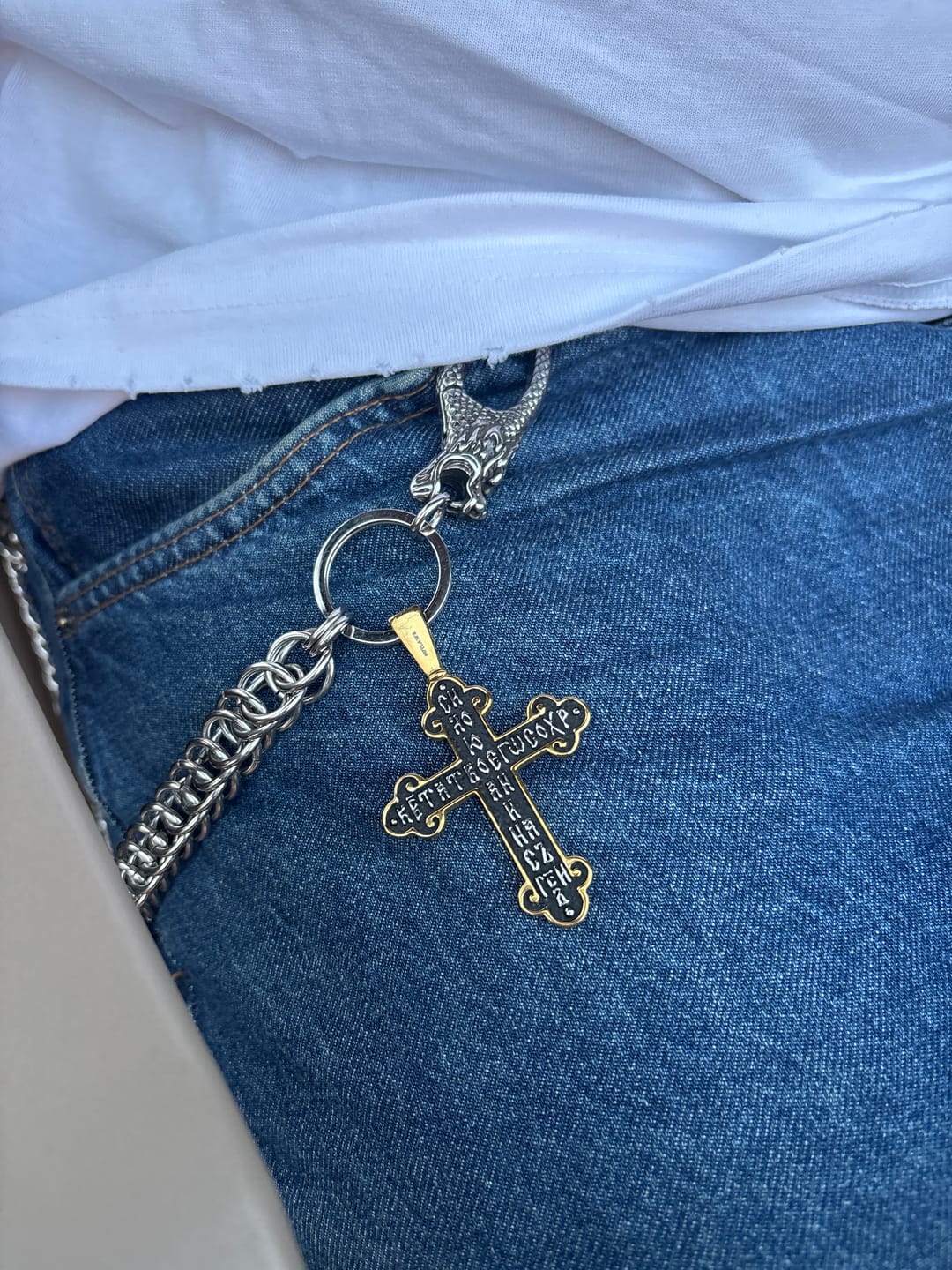 Customer photo review of HOLY CROSS. - GOLD