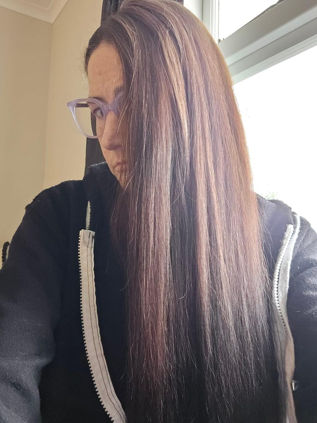 Customer photo review of Collagen Hair Mask