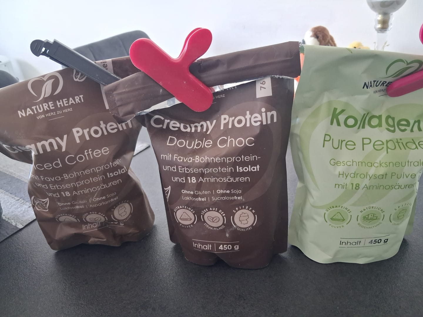 Customer photo review of Creamy Protein Double Choc