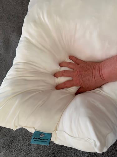Customer photo review of The Marshmalloo Pillow