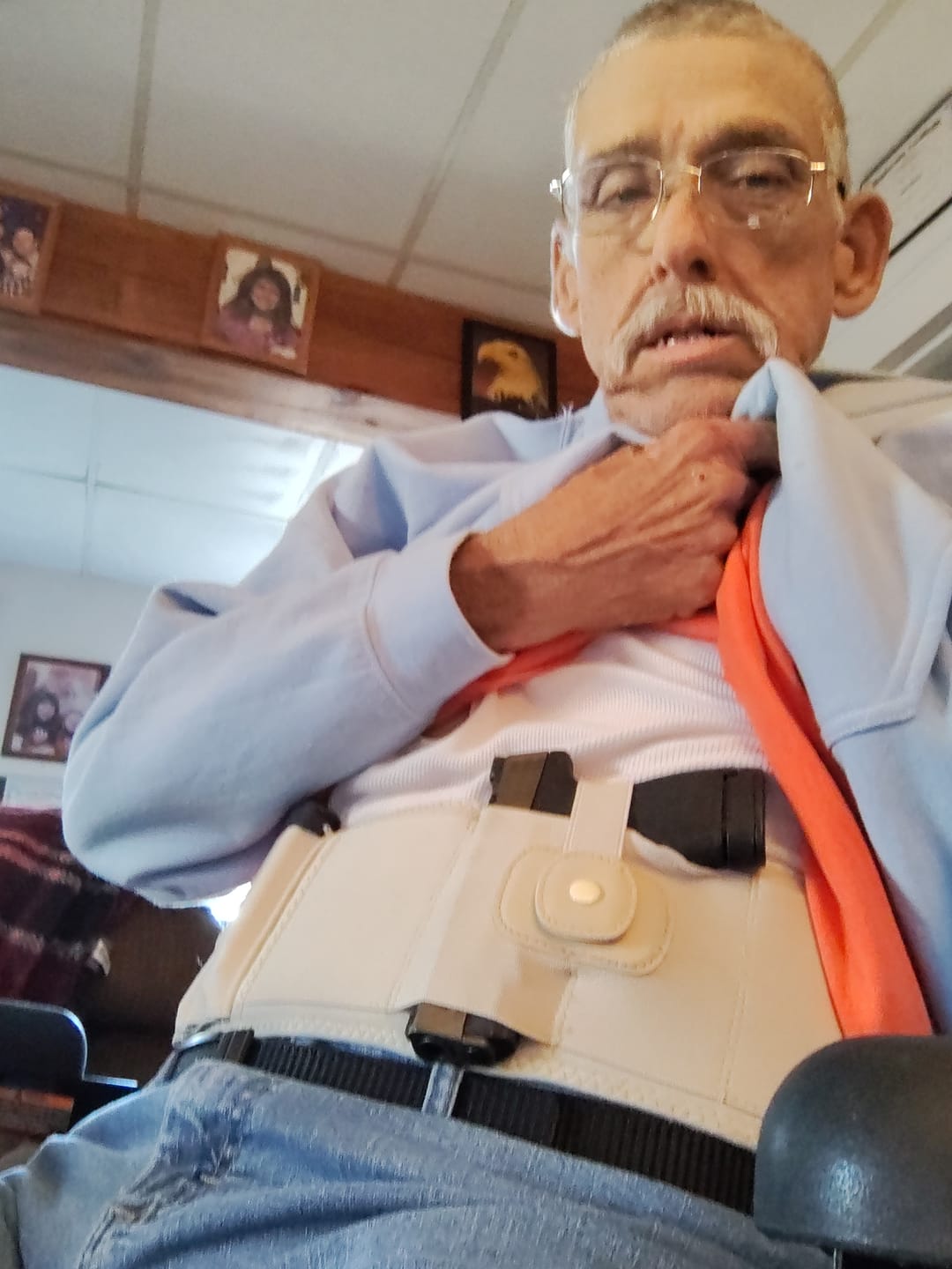 Customer photo review of BravoBelt Belly Band Holster for Concealed Carry - Unisex - Tactical Nude