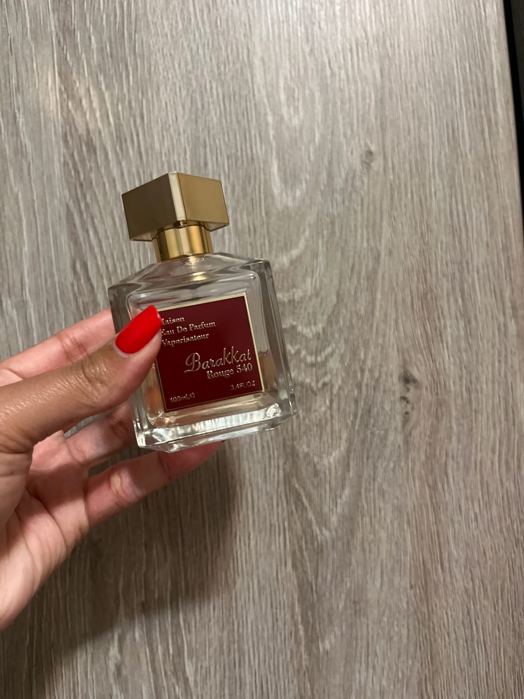 Customer photo review of Barakkat Rouge 540 EDP 100ml