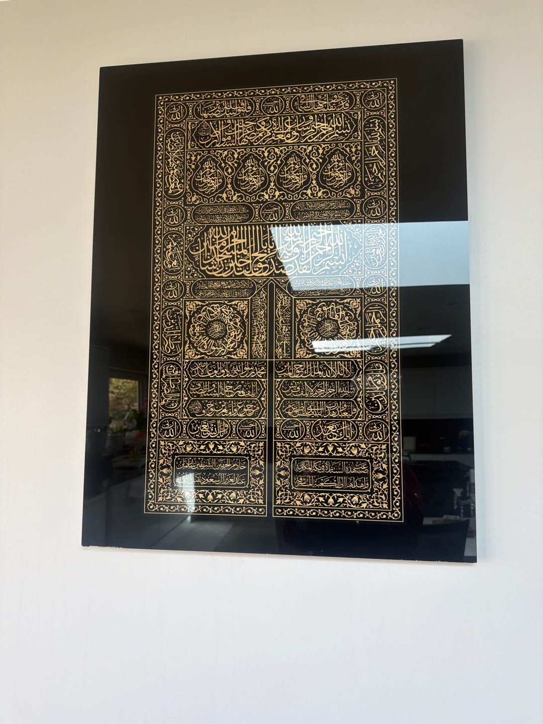 Customer photo review of Kaabadoor Schwarzgold - Leinwand/Acrylglas