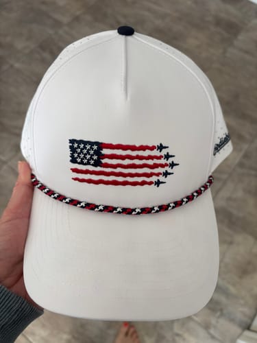 Customer photo review of USA Hat White