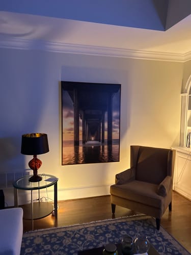 Customer photo review of Pre-installed Premium Hanging Kit