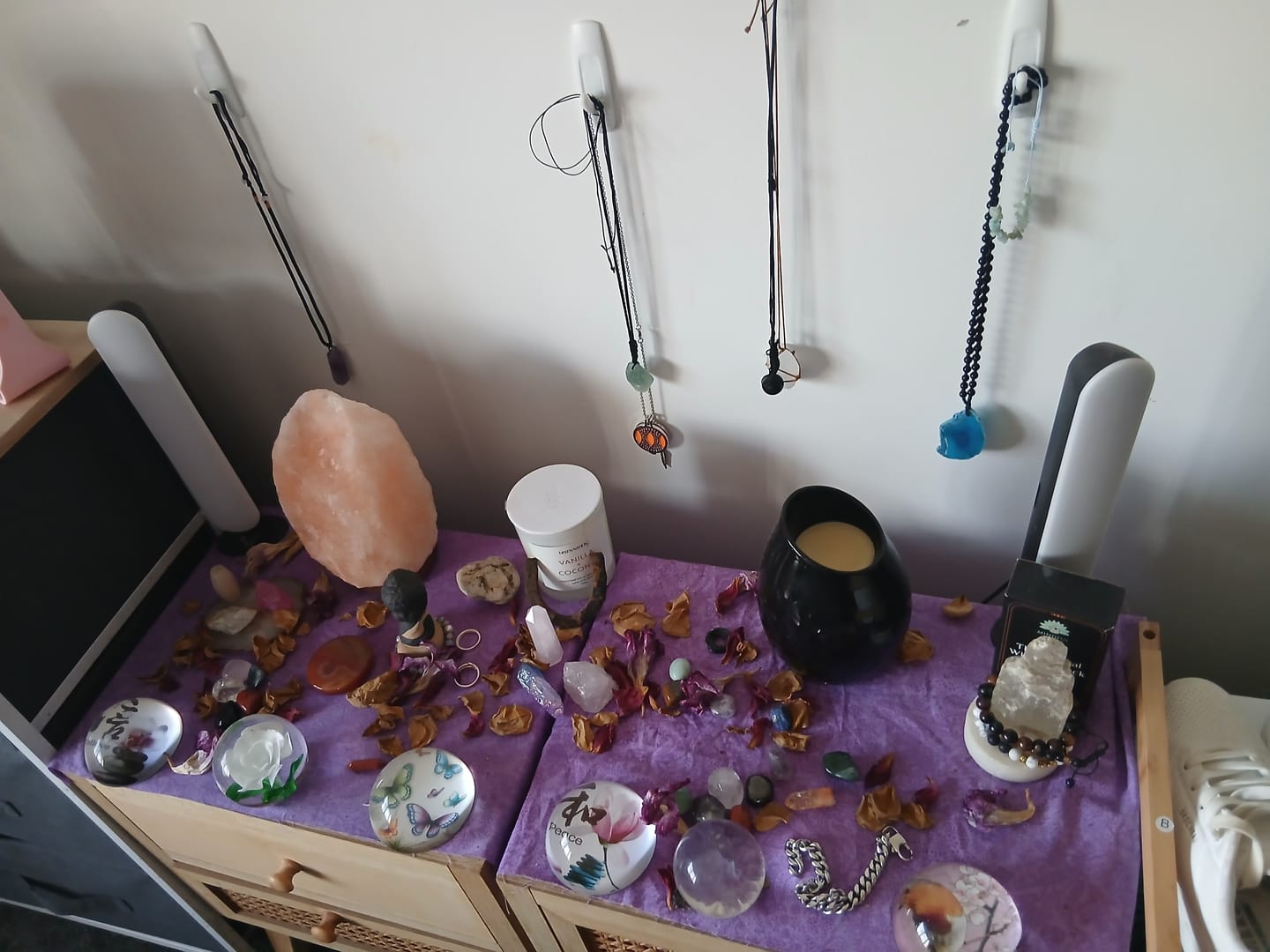 Customer photo review of Mindful Crystal Grid Guide eBook (+25 Printable Templates)