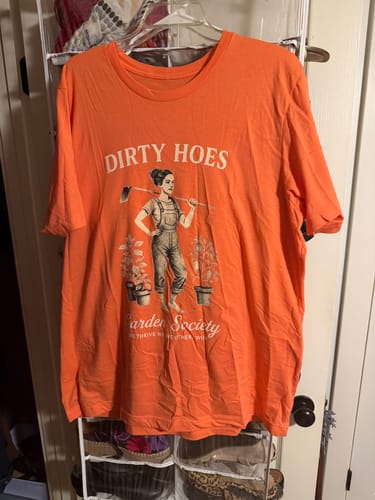 Customer photo review of Dirty Hoes T-Shirt