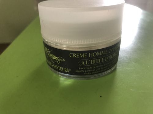 Customer photo review of Crème Visage Homme à l'Huile d'Olive 50 ml