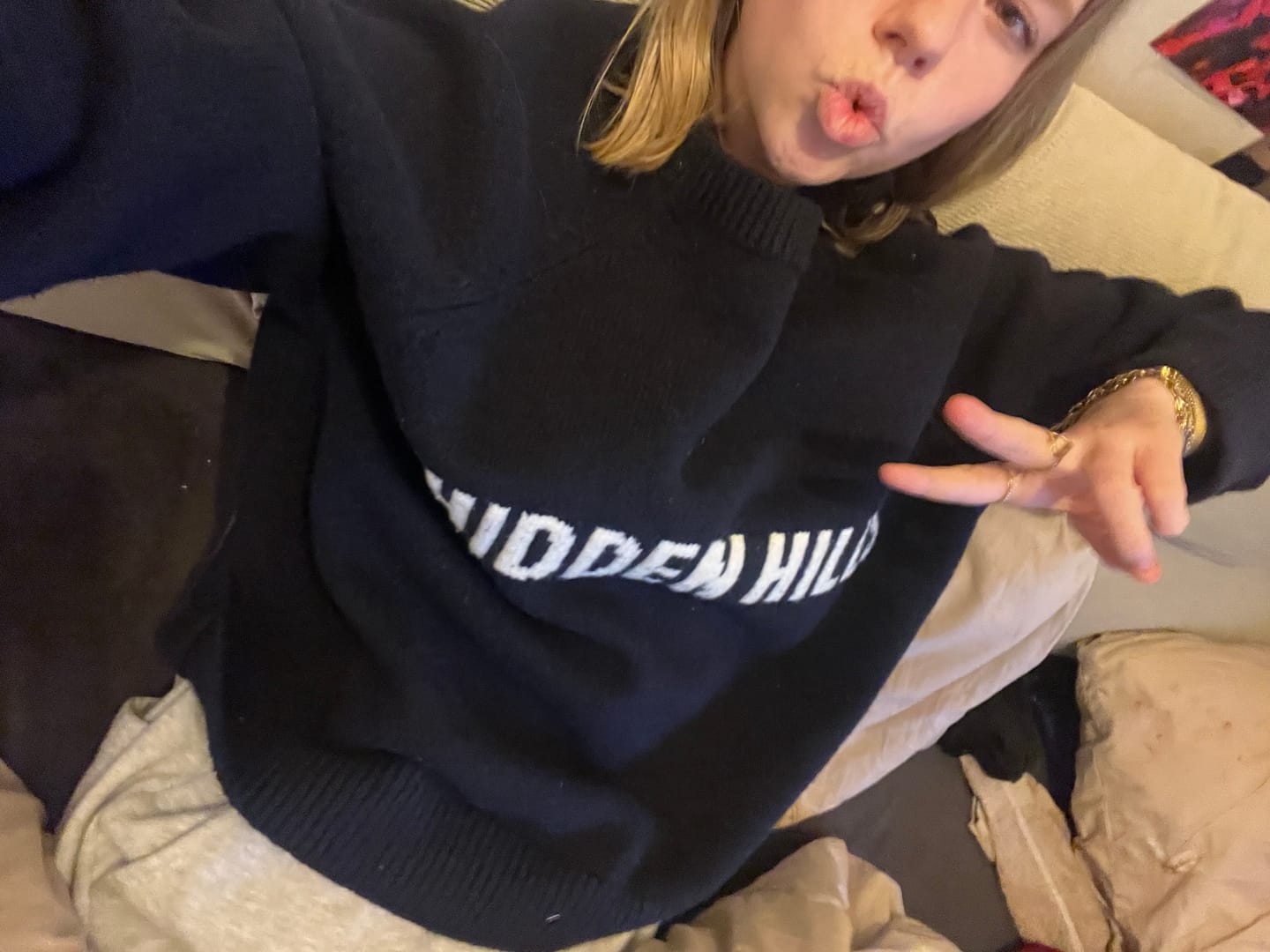 Kundenfoto-Bewertung von STRICKPULLOVER NAVY