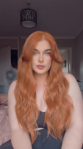 Customer photo review of The Loose Wave HD Fibre 24" Lace U Part Wig