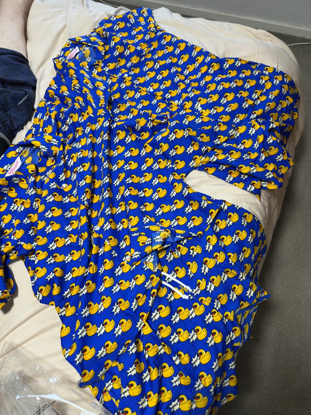 Customer photo review of Duck Off Adult Shorts