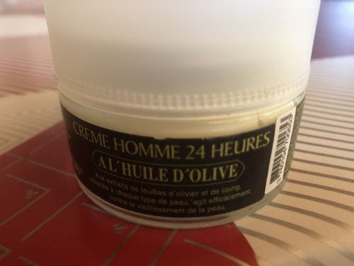 Customer photo review of Crème Visage Homme à l'Huile d'Olive 50 ml