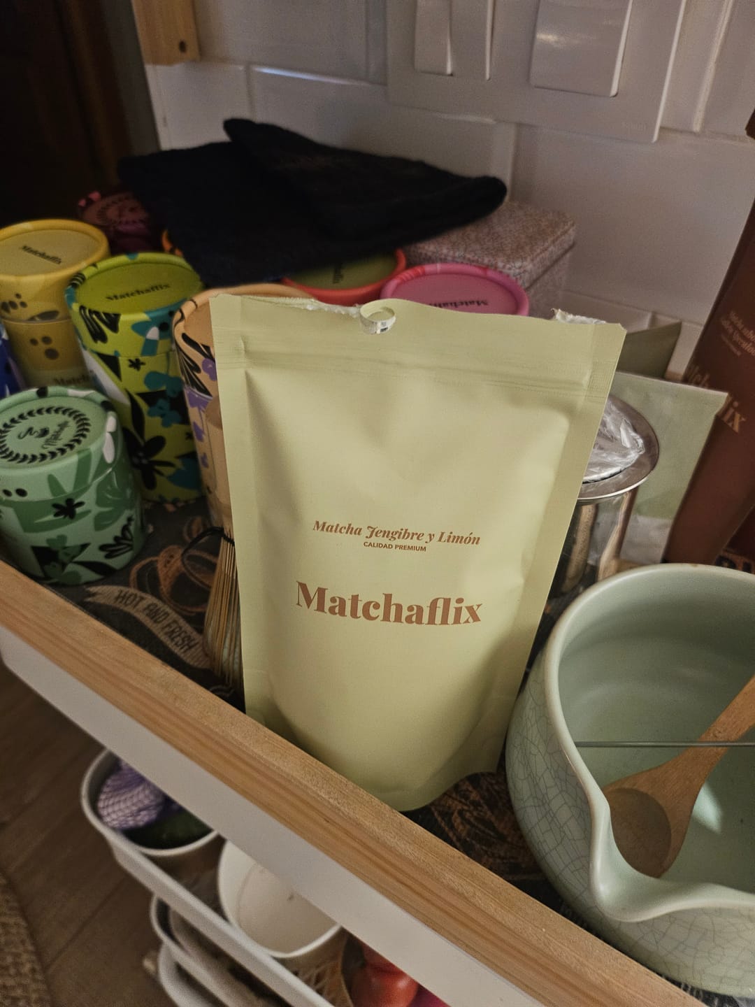 Customer photo review of Té Matcha Premium Jengibre y Limón