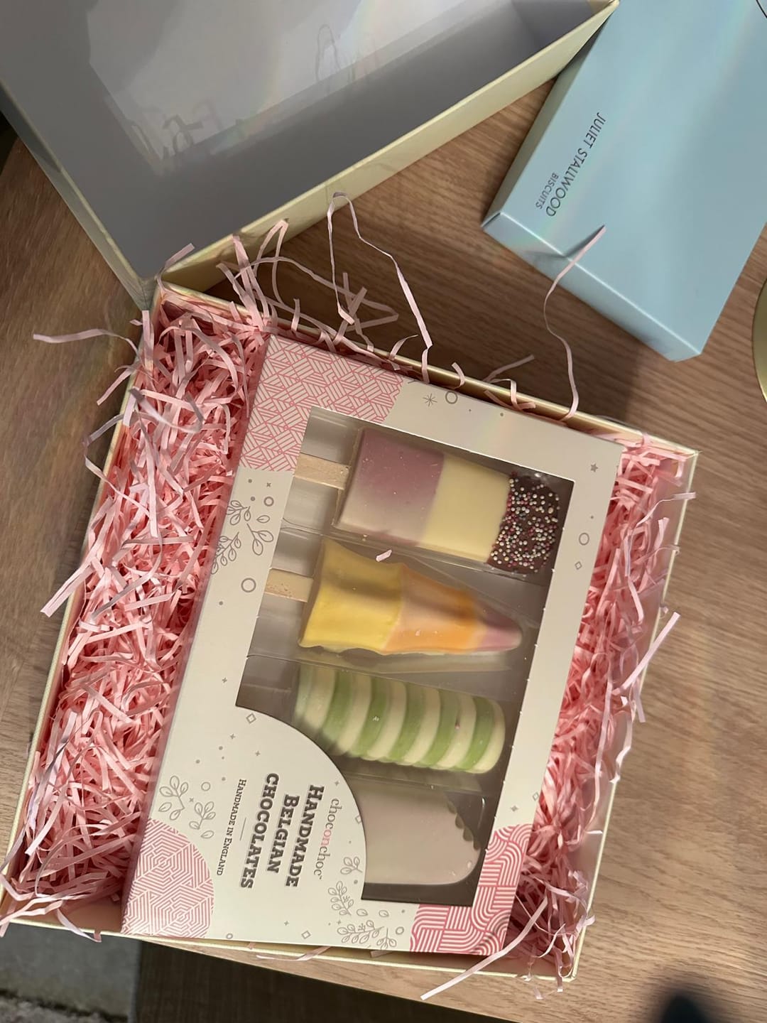 Customer photo review of Chocolate Ice Lollies Gift Set