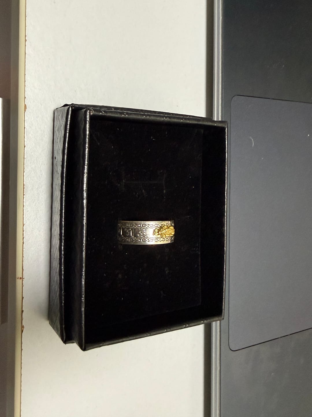 Customer photo review of Lucky Feng Shui Pixiu Wealth & Protection Ring(Adjustable)