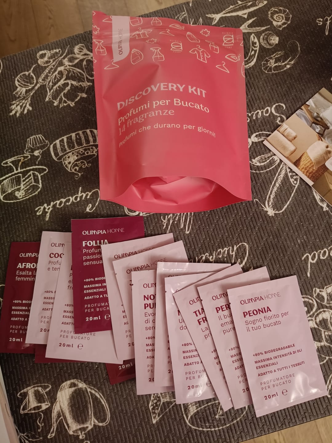 Customer photo review of Discovery Kit Laundry Collection – 14 Fragranze da scoprire