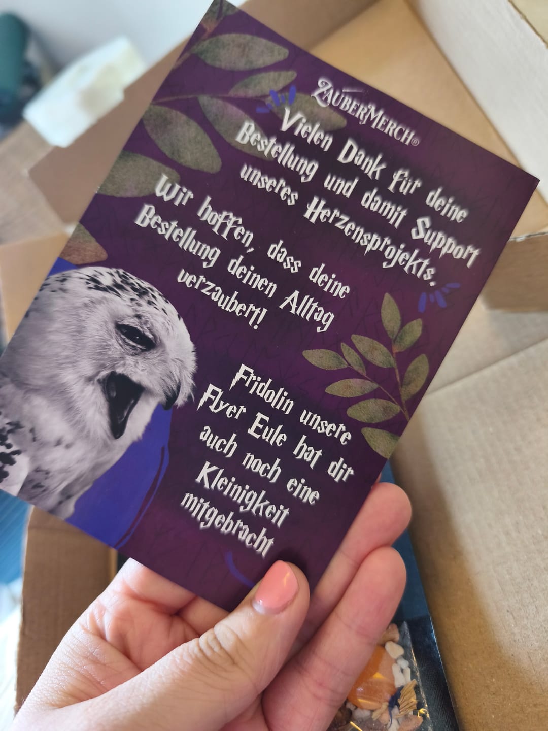 Customer photo review of Packaging