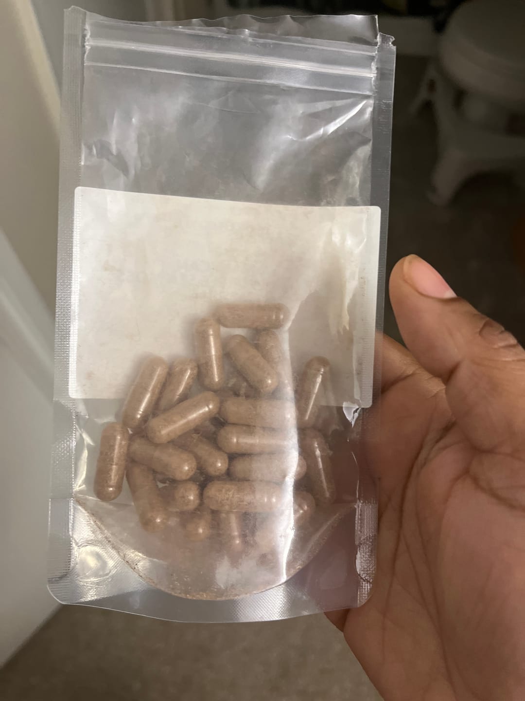 Customer photo review of Jamaican Purple Sea Moss Capsules | 60 Vegan Capsules