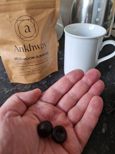 Customer photo review of Mushroom Gummies