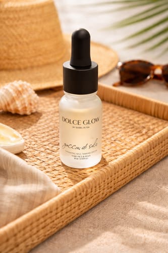 Customer photo review of Goccia di Sole Self-Tanning Serum Mini (Travel Size)