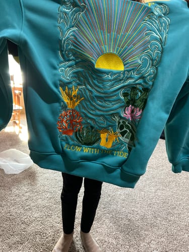Customer photo review of Under The Sea Hoodie