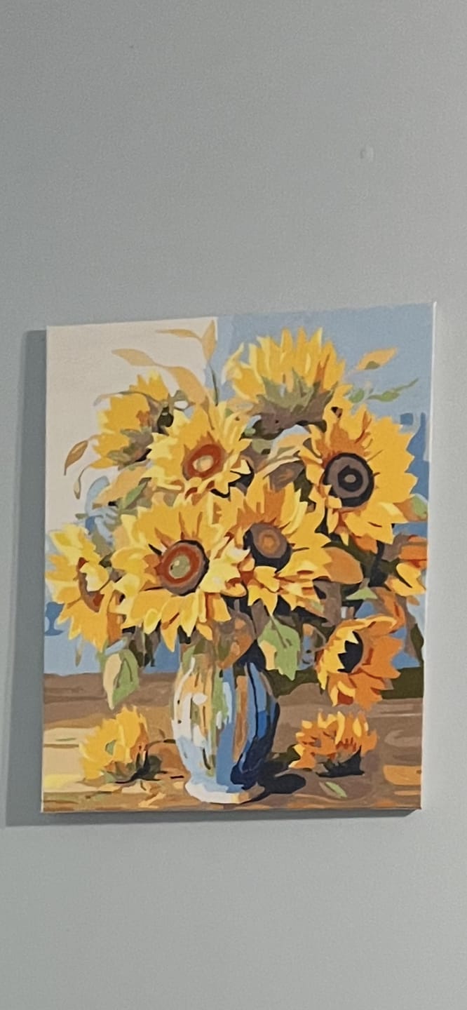 Customer photo review of Vase of Golden Blooms
