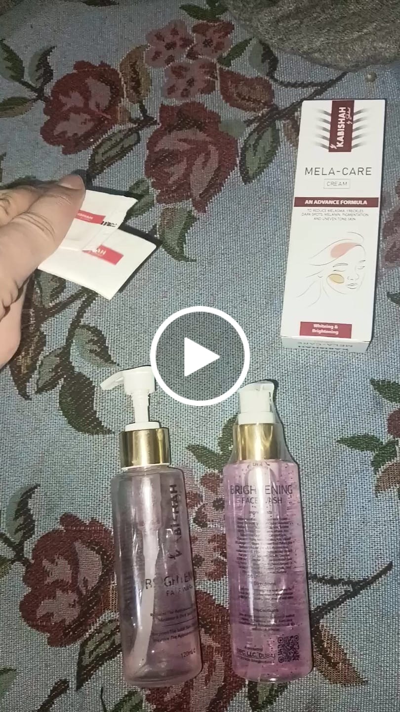 Customer video review of Pigmentation Bundle: Face Wash & Melasma Cream Duo