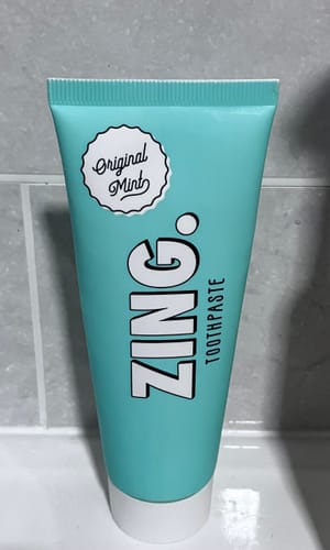 Customer photo review of Original Mint Toothpaste