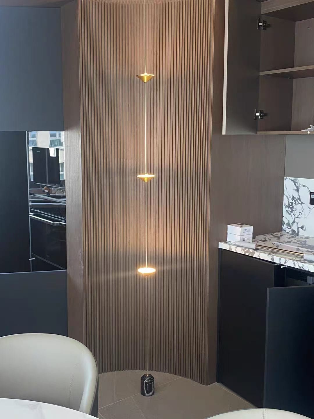 Customer photo review of Stilnovo Italian Metal Bowl Sconces